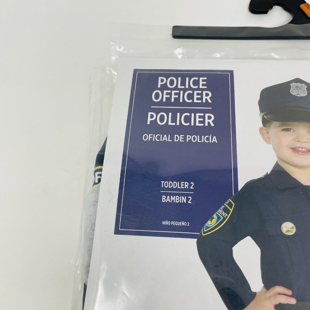 Police Officer Toddler Boys Size‎ 2T Halloween Hero Dress Up Costume in Blue 459 - Picture 3 of 7